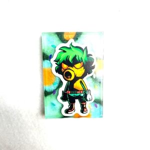 Deku Zelda Crossover Handmade Resin Keychain or Fridge Magnet "You Choose"